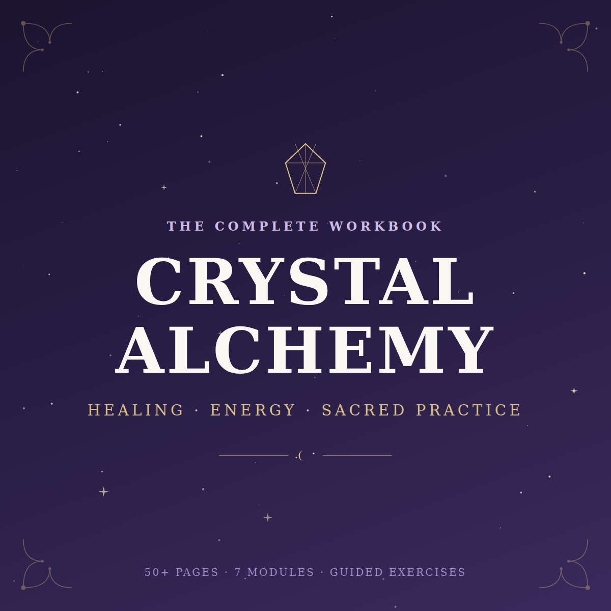 The Crystal Alchemy Workbook PDF cover