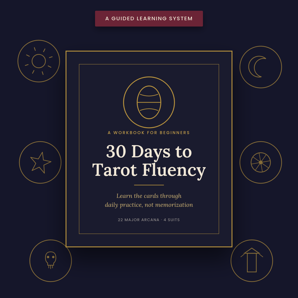 30 Days to Tarot Fluency PDF cover